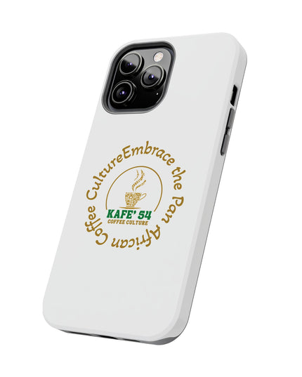 Coffee Culture Tough Phone Case KAFE 54 Embrace Design