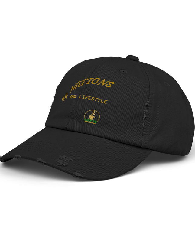 Distressed Coffee Club Cap