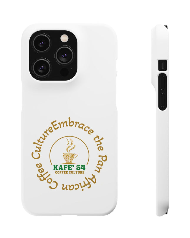 Coffee Culture Snap Phone Case KAFE' 54 Embrace the Vibe