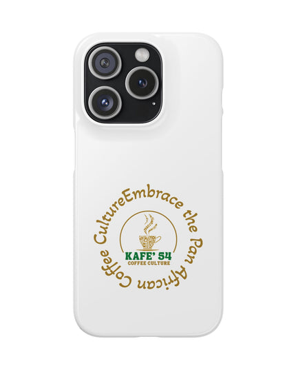 Coffee Culture Snap Phone Case KAFE' 54 Embrace the Vibe